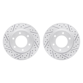 R1 Concepts® - Drilled and Slotted Disc Brake Rotor Set
