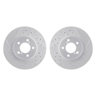 R1 Concepts® - Drilled and Slotted Disc Brake Rotor Set