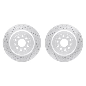 R1 Concepts® - Drilled and Slotted Brake Rotor Set