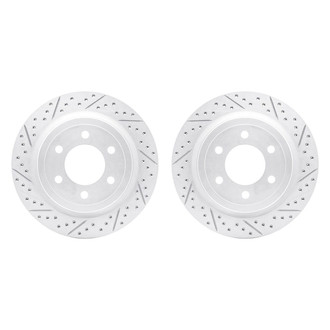 R1 Concepts® - Drilled and Slotted Disc Brake Rotor Set