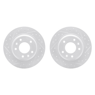 R1 Concepts® - Drilled and Slotted Disc Brake Rotor Set