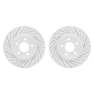 R1 Concepts® - Drilled and Slotted Disc Brake Rotor Set
