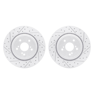 R1 Concepts® - Drilled and Slotted Disc Brake Rotor Set