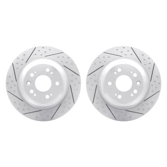 R1 Concepts® - Drilled and Slotted Disc Brake Rotor Set