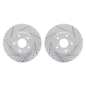 R1 Concepts® - Drilled and Slotted Disc Brake Rotor Set