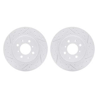 R1 Concepts® - Drilled and Slotted Disc Brake Rotor Set