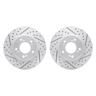 R1 Concepts® - Drilled and Slotted Disc Brake Rotor Set
