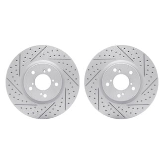 R1 Concepts® - Drilled and Slotted Brake Rotor Set