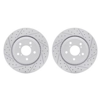 R1 Concepts® - Drilled and Slotted Disc Brake Rotor Set