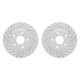 R1 Concepts® - Drilled and Slotted Disc Brake Rotor Set
