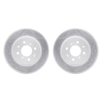 R1 Concepts® - Drilled and Slotted Disc Brake Rotor Set