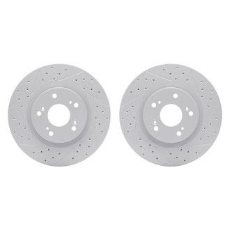 R1 Concepts® - Drilled and Slotted Brake Rotor Set