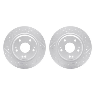 R1 Concepts® - Drilled and Slotted Brake Rotor Set