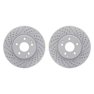 R1 Concepts® - Drilled and Slotted Disc Brake Rotor Set
