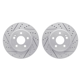 R1 Concepts® - Drilled and Slotted Brake Rotor Set