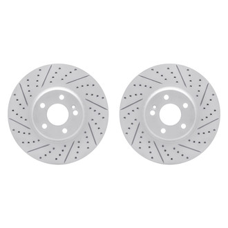 R1 Concepts® - Drilled and Slotted Disc Brake Rotor Set