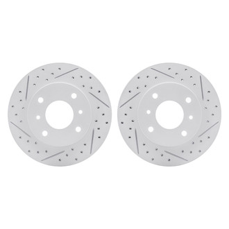 R1 Concepts® - Drilled and Slotted Disc Brake Rotor Set
