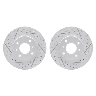 R1 Concepts® - Drilled and Slotted Disc Brake Rotor Set