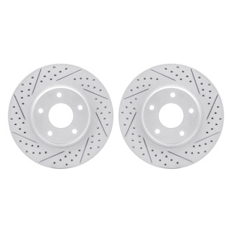 R1 Concepts® - Drilled and Slotted Disc Brake Rotor Set