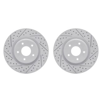 R1 Concepts® - Drilled and Slotted Disc Brake Rotor Set