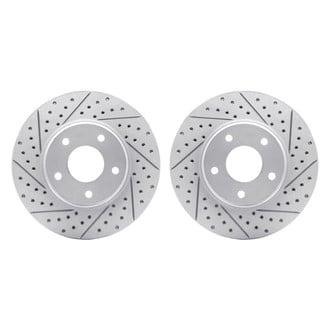 R1 Concepts® - Drilled and Slotted Disc Brake Rotor Set