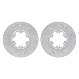 R1 Concepts® - Drilled and Slotted Disc Brake Rotor Set