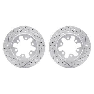 R1 Concepts® - Drilled and Slotted Disc Brake Rotor Set