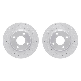 R1 Concepts® - Drilled and Slotted Disc Brake Rotor Set