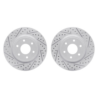 R1 Concepts® - Drilled and Slotted Disc Brake Rotor Set