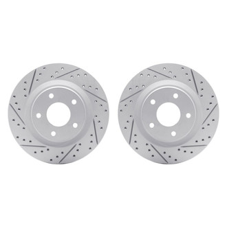 R1 Concepts® - Drilled and Slotted Disc Brake Rotor Set
