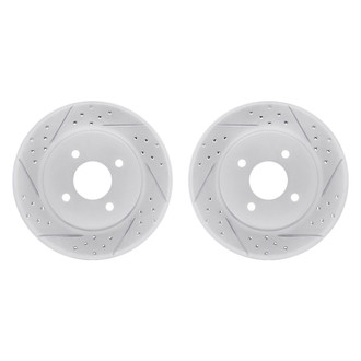 R1 Concepts® - Drilled and Slotted Disc Brake Rotor Set