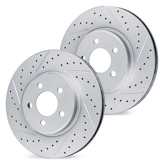 R1 Concepts® - Drilled and Slotted Brake Rotor Set