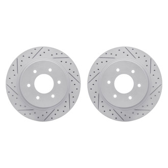 R1 Concepts® - Drilled and Slotted Disc Brake Rotor Set