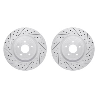 R1 Concepts® - Drilled and Slotted Disc Brake Rotor Set