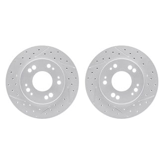 R1 Concepts® - Drilled and Slotted Disc Brake Rotor Set