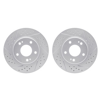 R1 Concepts® - Drilled and Slotted Brake Rotor Set