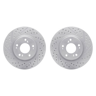 R1 Concepts® - Drilled and Slotted Disc Brake Rotor Set