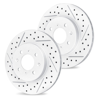 R1 Concepts® - Drilled and Slotted Brake Rotor Set
