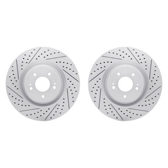 R1 Concepts® - Drilled and Slotted Disc Brake Rotor Set