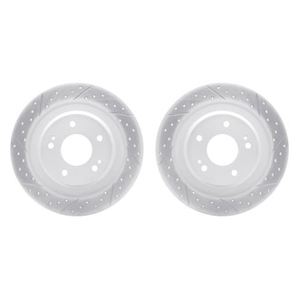 R1 Concepts® - Drilled and Slotted Disc Brake Rotor Set