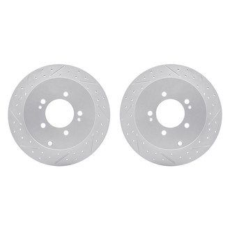 R1 Concepts® - Drilled and Slotted Brake Rotor Set