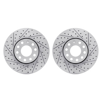 R1 Concepts® - Drilled and Slotted Brake Rotor Set