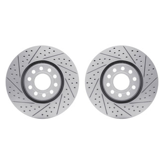 R1 Concepts® - Drilled and Slotted Brake Rotor Set