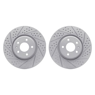R1 Concepts® - Drilled and Slotted Disc Brake Rotor Set