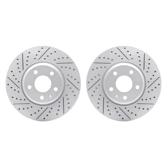 R1 Concepts® - Drilled and Slotted Disc Brake Rotor Set