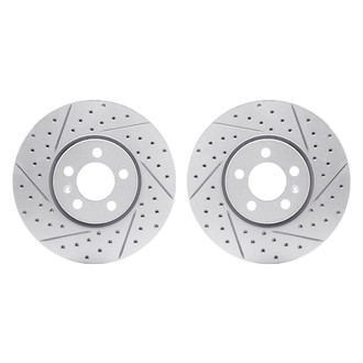 R1 Concepts® - Drilled and Slotted Disc Brake Rotor Set
