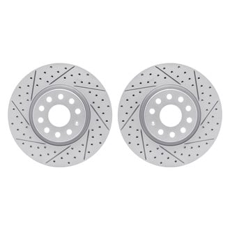 R1 Concepts® - Drilled and Slotted Disc Brake Rotor Set