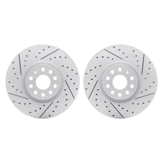 R1 Concepts® - Drilled and Slotted Disc Brake Rotor Set