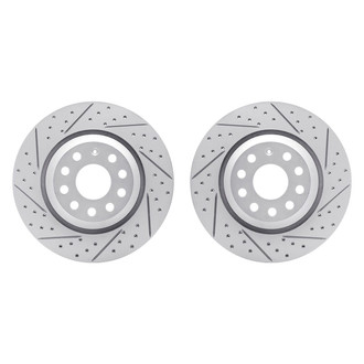 R1 Concepts® - Drilled and Slotted Disc Brake Rotor Set