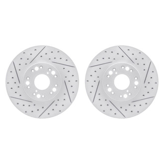 R1 Concepts® - Drilled and Slotted Disc Brake Rotor Set